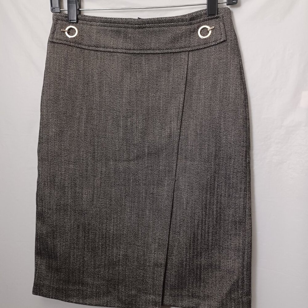 H&M SLIT FRONT PENCIL SKIRT SIZE 4 - Picture 14 of 14